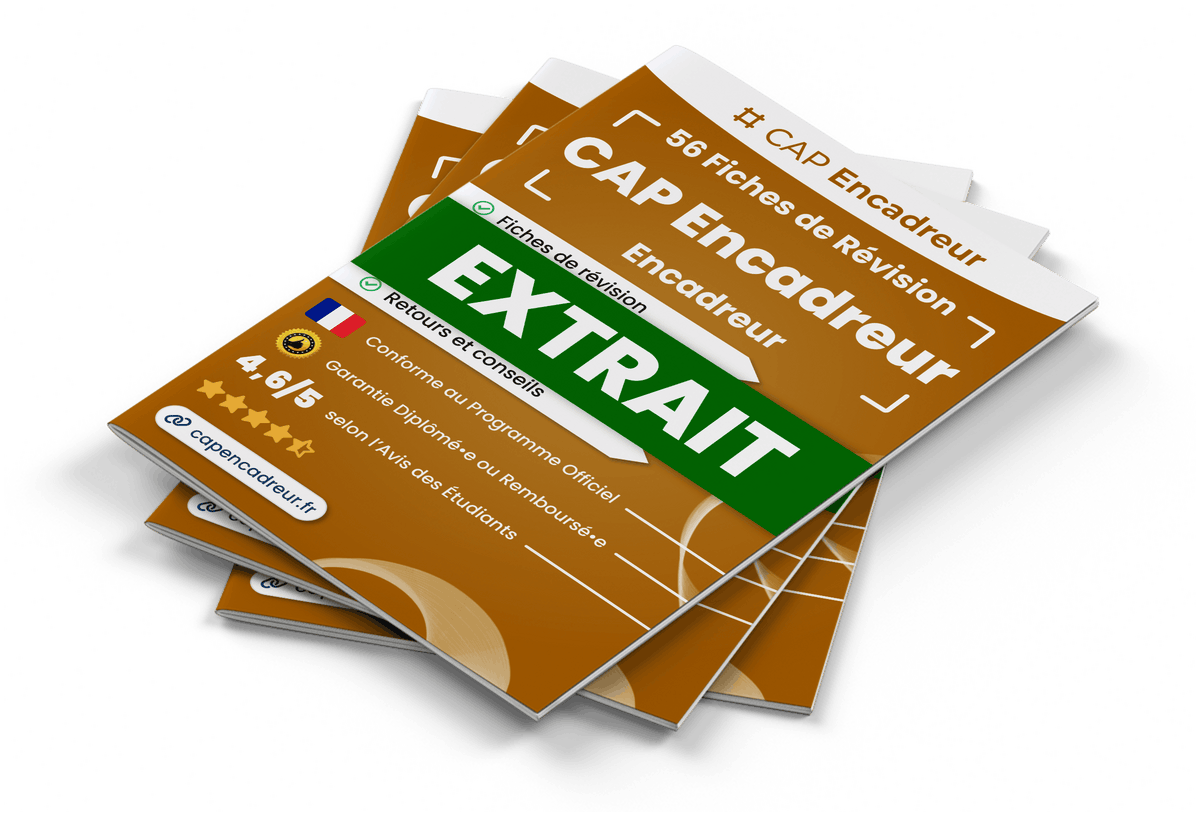 Extrait Fiches Révision gratuites CAP Encadreur